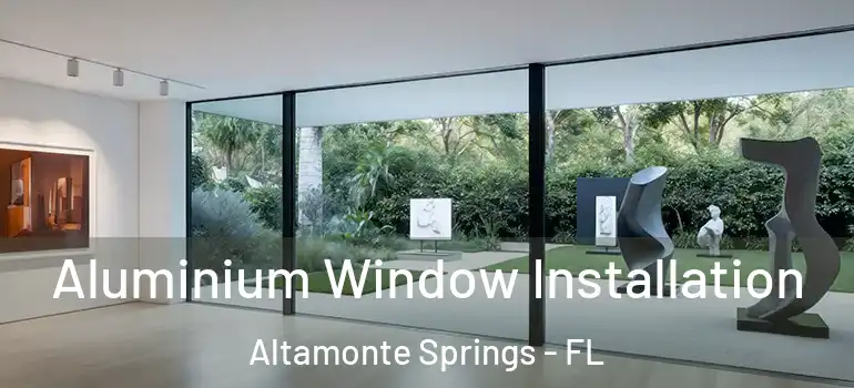 Aluminium Window Installation Altamonte Springs - FL