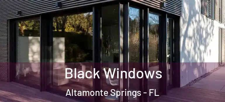 Black Windows Altamonte Springs - FL