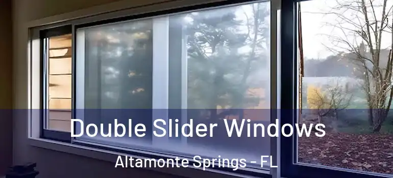 Double Slider Windows Altamonte Springs - FL