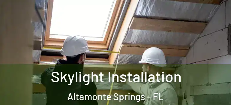 Skylight Installation Altamonte Springs - FL